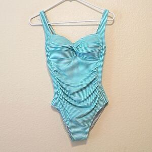 BOND-EYE AUSTRALIA Ruched One Piece Swim Suit size 4D/DD